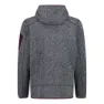 CMP 3h60847n Fleecejakke Med Full Glidelås, Anthracite / burgundy