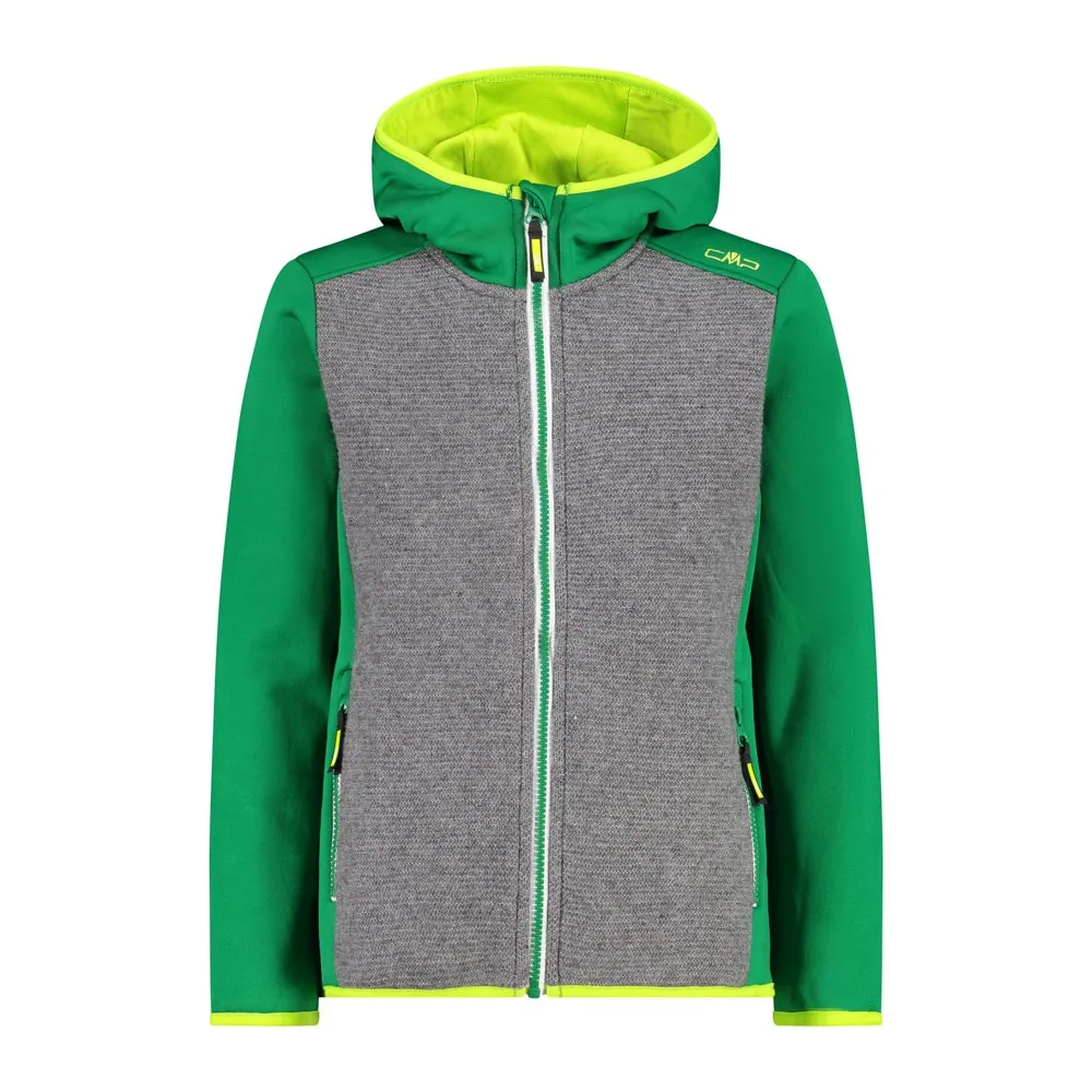 CMP Fix Hood 30m2104 Fleecejakke Med Full Glidelås