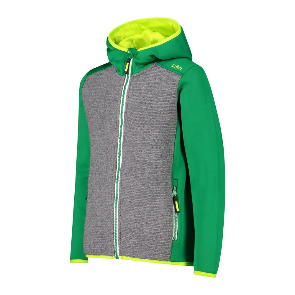 CMP Fix Hood 30m2104 Fleecejakke Med Full Glidelås