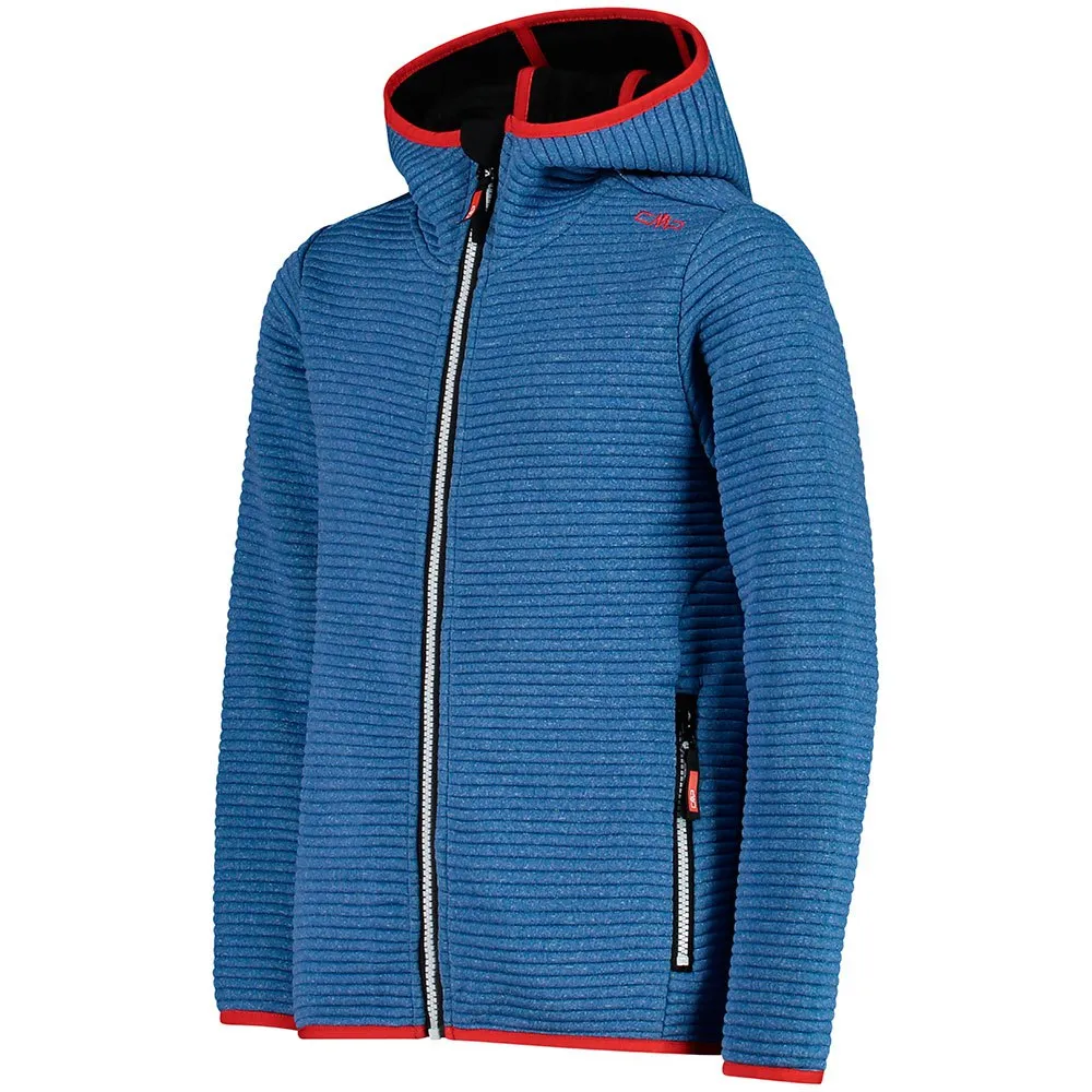 CMP Fix Hood 31m1894 Fleecejakke Med Hette, Royal melange, 3Y CMP Fix Hood 31m1894 Fleecejakke Med Hette, Royal melange, 3Y