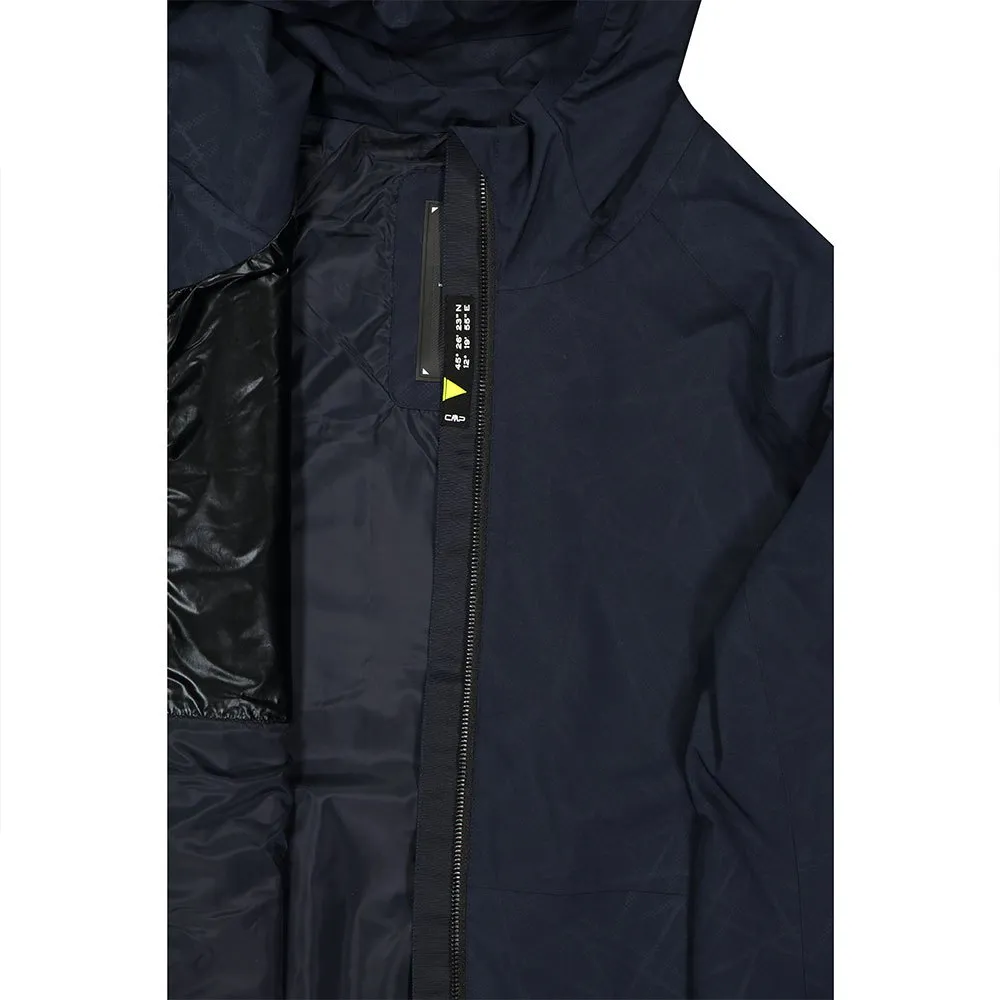 CMP Fix Hood 31z6607p Jakke, Black blue