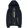 CMP Fix Hood 31z6607p Jakke, Black blue