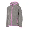 CMP Fix Hood 32h1325 Fleecejakke Med Hette, Bone / black, 3Y