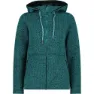 CMP Fix Hood 32h2066 Fleecejakke Med Hette, Lagoon / black
