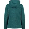 CMP Fix Hood 32h2066 Fleecejakke Med Hette, Lagoon / black