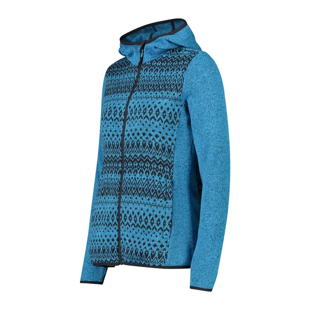 CMP Fix Hood 32h3586 Fleecejakke Med Hette