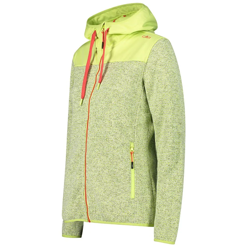 CMP Fix Hood 32h5666 Fleecejakke Med Full Glidelås