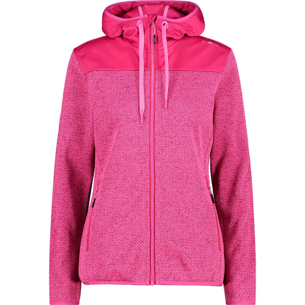 CMP Fix Hood 32h5666 Fleecejakke Med Full Glidelås