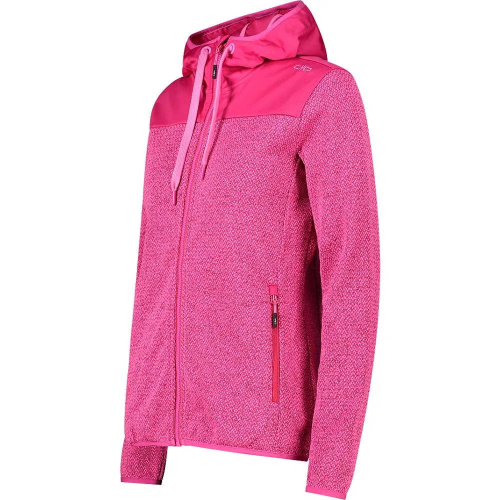 CMP Fix Hood 32h5666 Fleecejakke Med Full Glidelås
