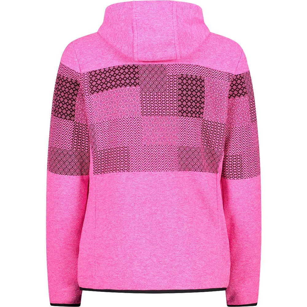 CMP Fix Hood 32h5686 Fleecejakke Med Hette, Purple fluo CMP Fix Hood 32h5686 Fleecejakke Med Hette, Purple fluo