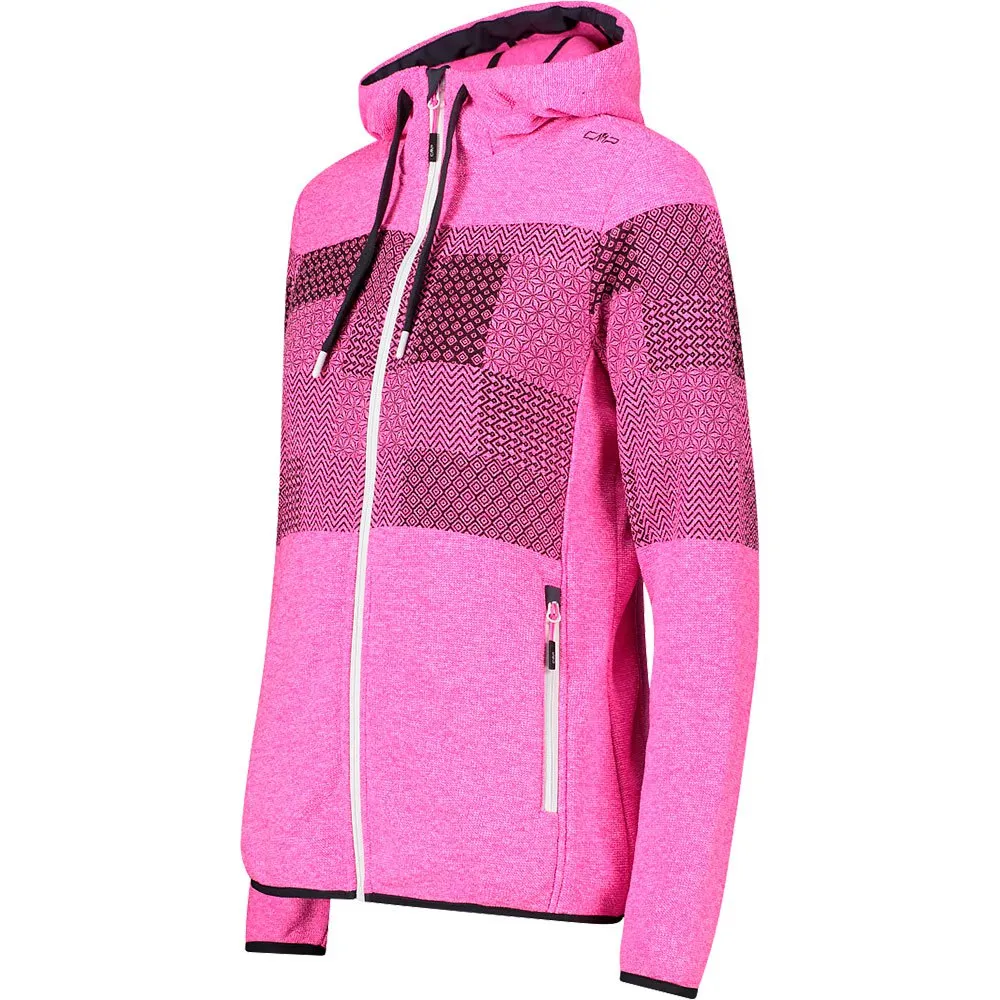 CMP Fix Hood 32h5686 Fleecejakke Med Hette, Purple fluo CMP Fix Hood 32h5686 Fleecejakke Med Hette, Purple fluo
