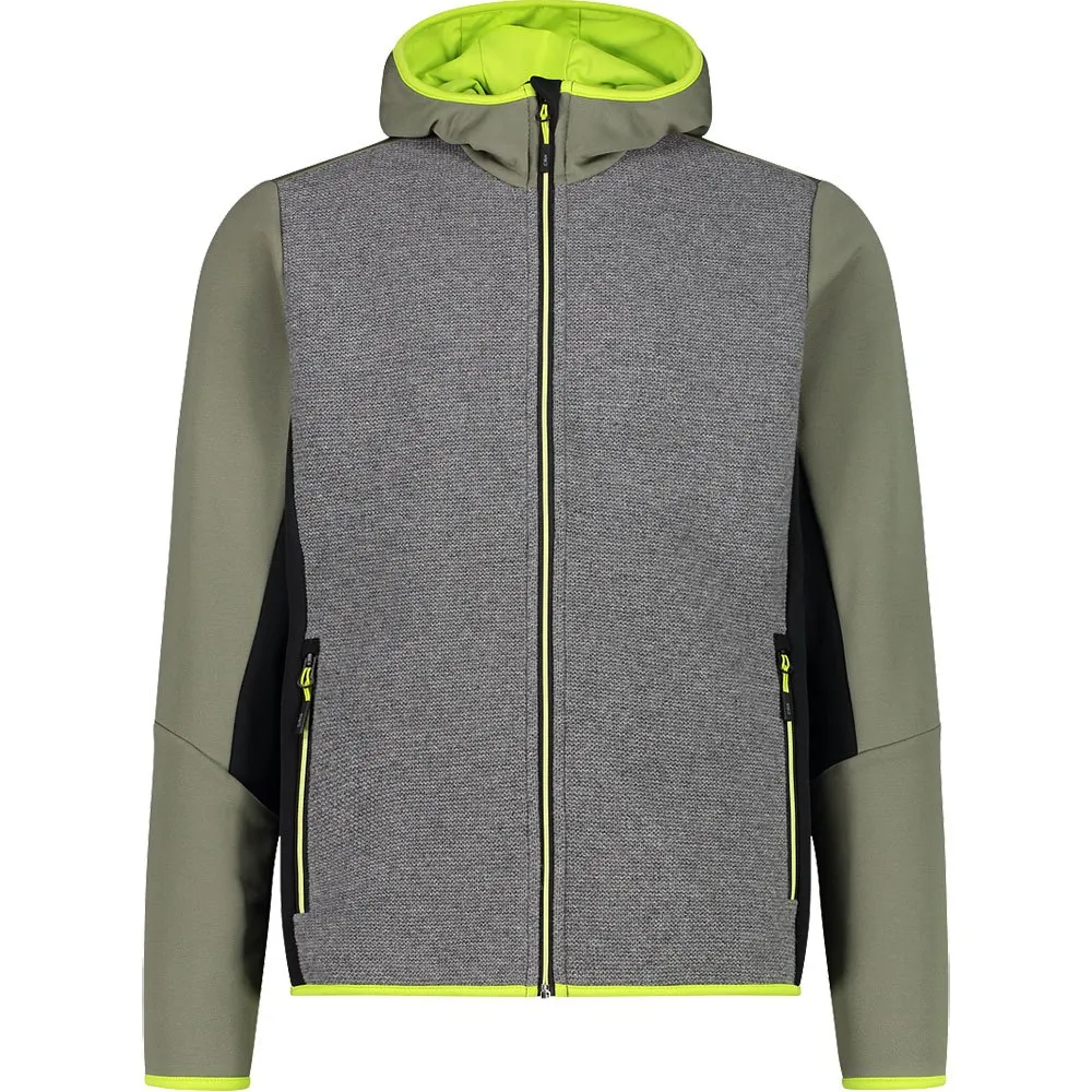 CMP Fix Hood 32m2257 Fleecejakke Med Hette