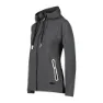 CMP Fix Hood Full Zip 31m3766 Genser, Asphalt melange