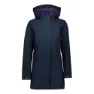 CMP Fix Hood Long 38z5386 Softshelljakke, Black blue