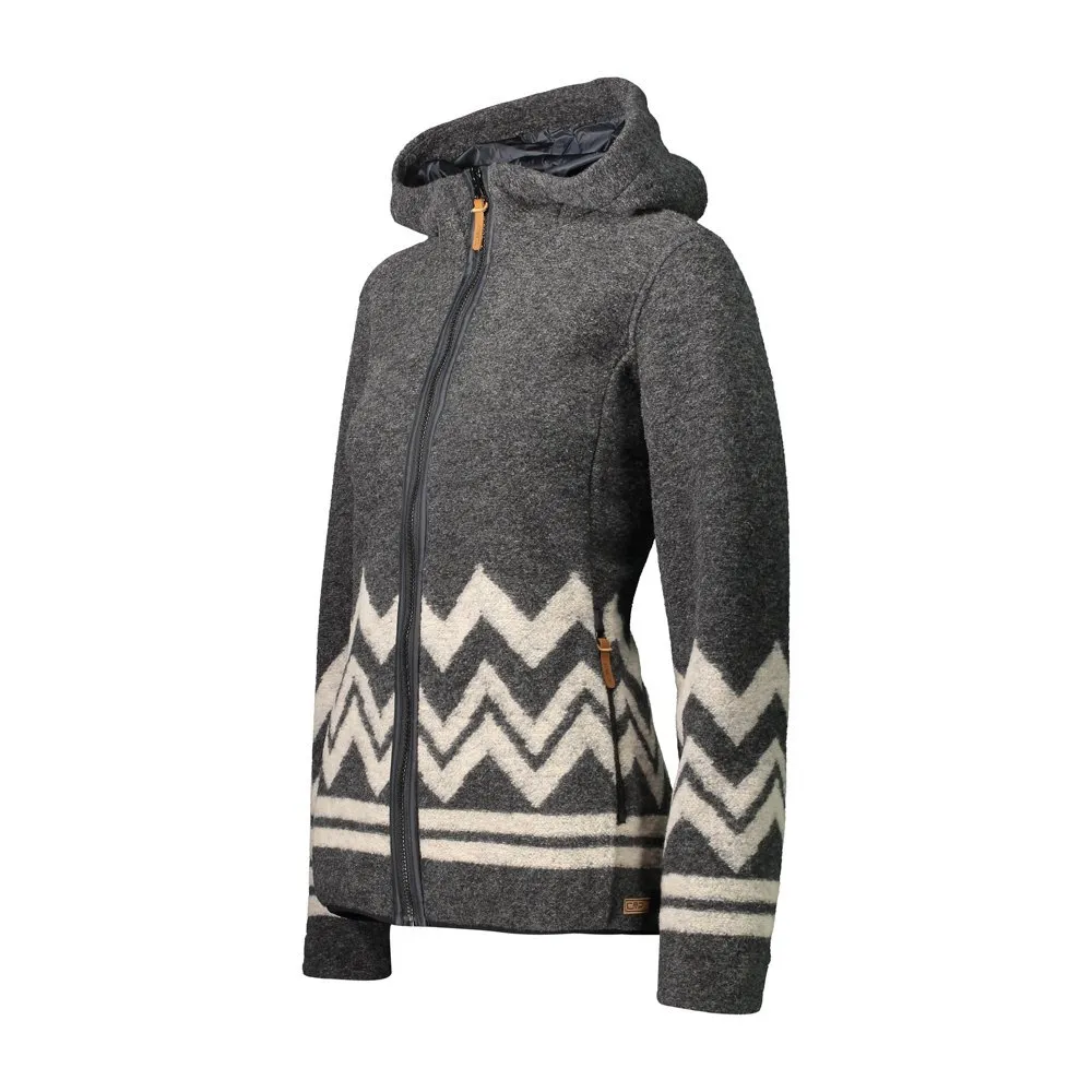 CMP Fixed Hood 30m3416 Jakke, Carbone m.