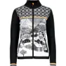 CMP Knitted 7h96141 Genser Med Hel Glidelås, Black