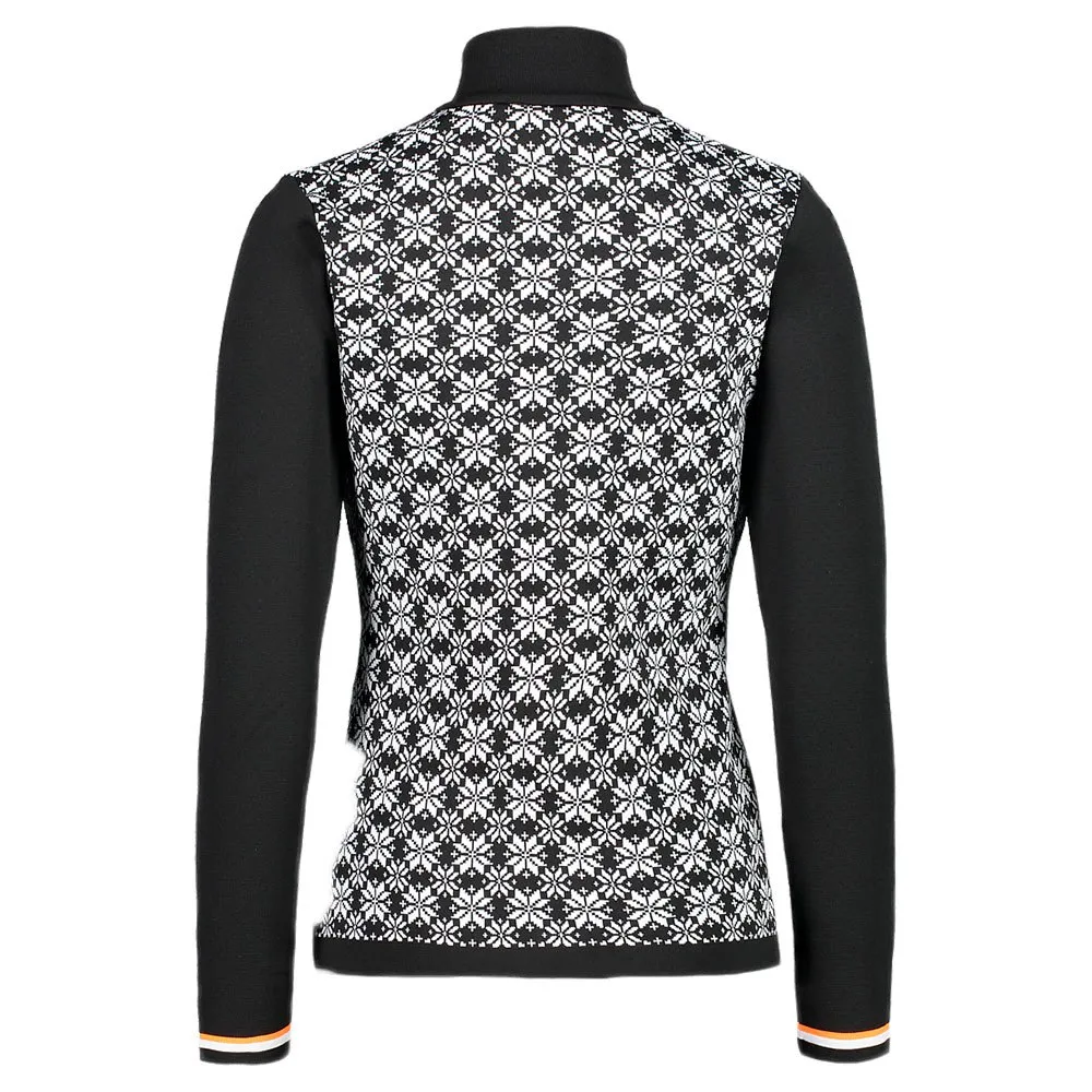 CMP Knitted 7h96141 Genser Med Hel Glidelås, Black