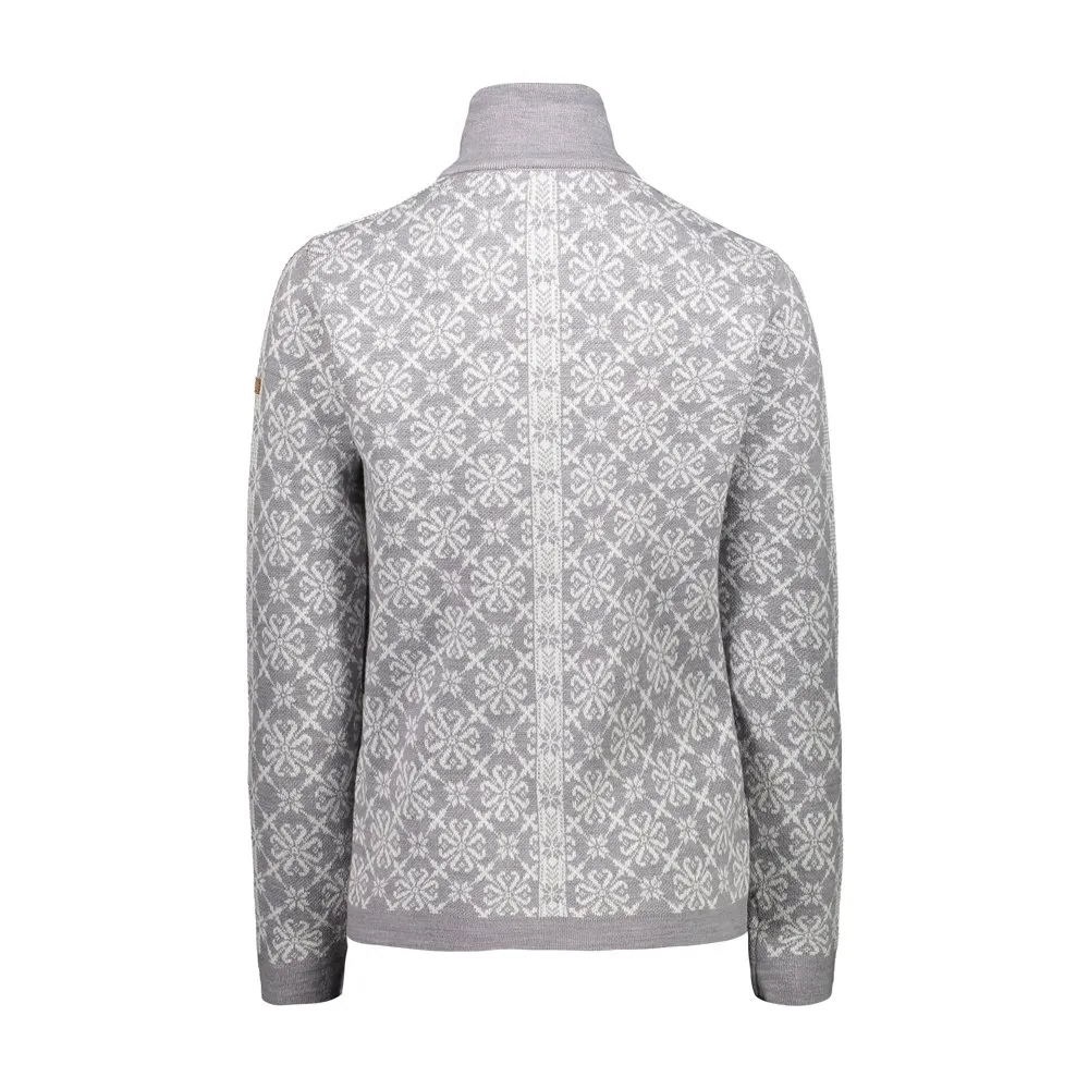 CMP Knitted Pullover 7h26005 Fleecejakke Med Halv Glidelås, Grey m. CMP Knitted Pullover 7h26005 Fleecejakke Med Halv Glidelås, Grey m.