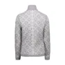 CMP Knitted Pullover 7h26005 Fleecejakke Med Halv Glidelås, Grey m.