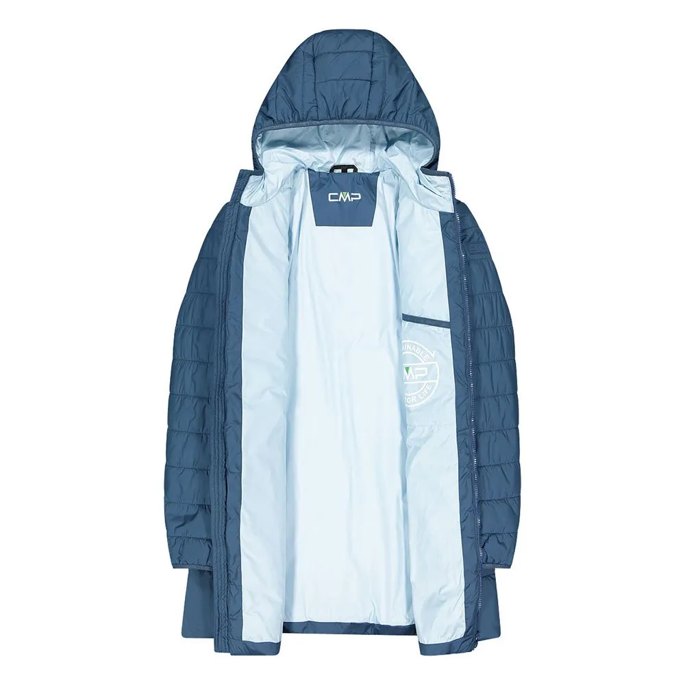 CMP Long Fix Hood 32k1556 Jakke, Blue ink