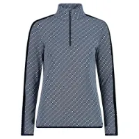CMP Printed Sweat 32l0336 Fleecejakke Med Halv Glidelås