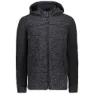 CMP Sportswear Mid Fix 39m3697 Fleecejakke Med Hette, Bright blue melange