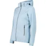 CMP Zip Hood 32a1356 Softshelljakke Refurbished, Cristal blue