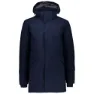 CMP Zip Hood 39z2797 Softshelljakke, Black blue