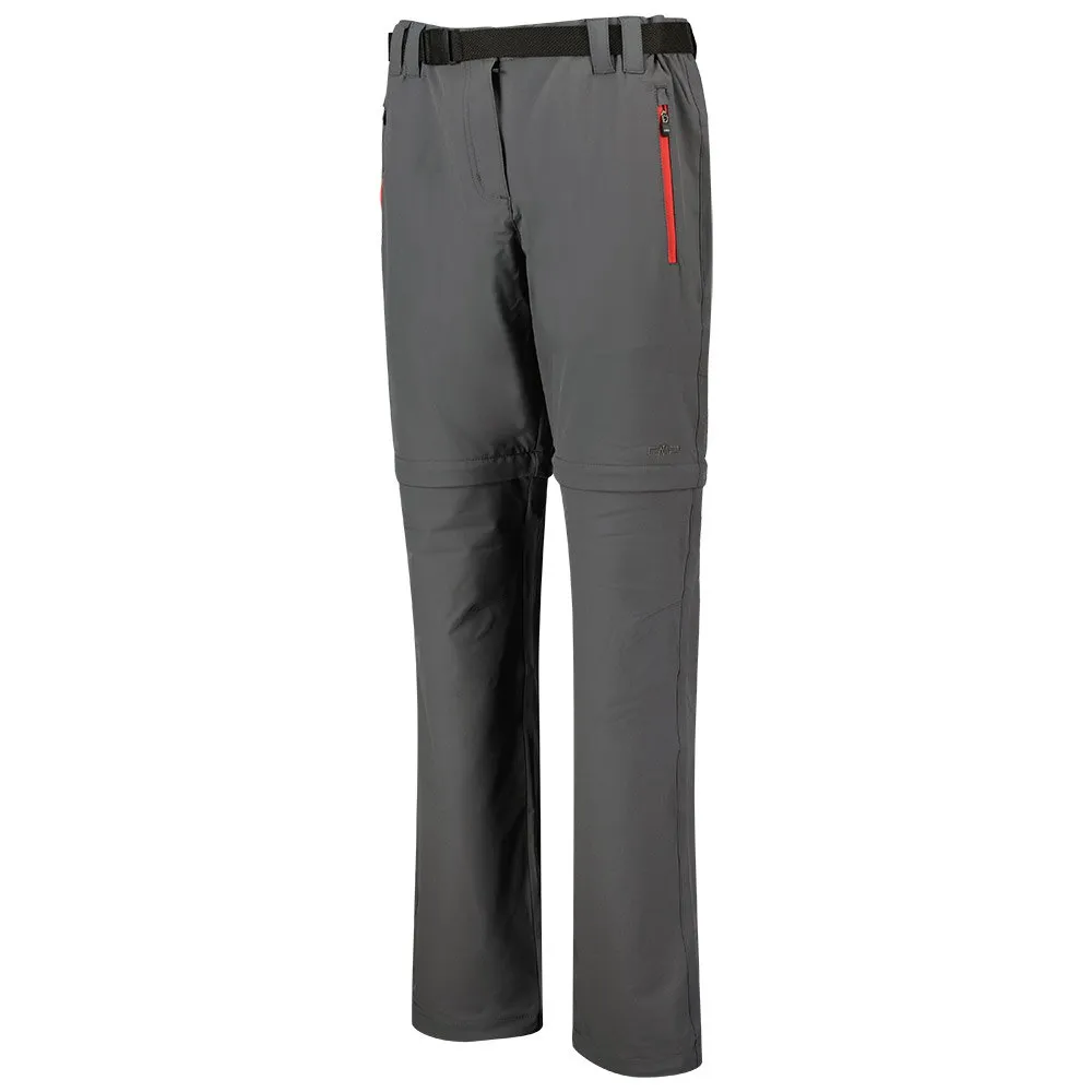 CMP Zip Off Bukser, Gray / campari