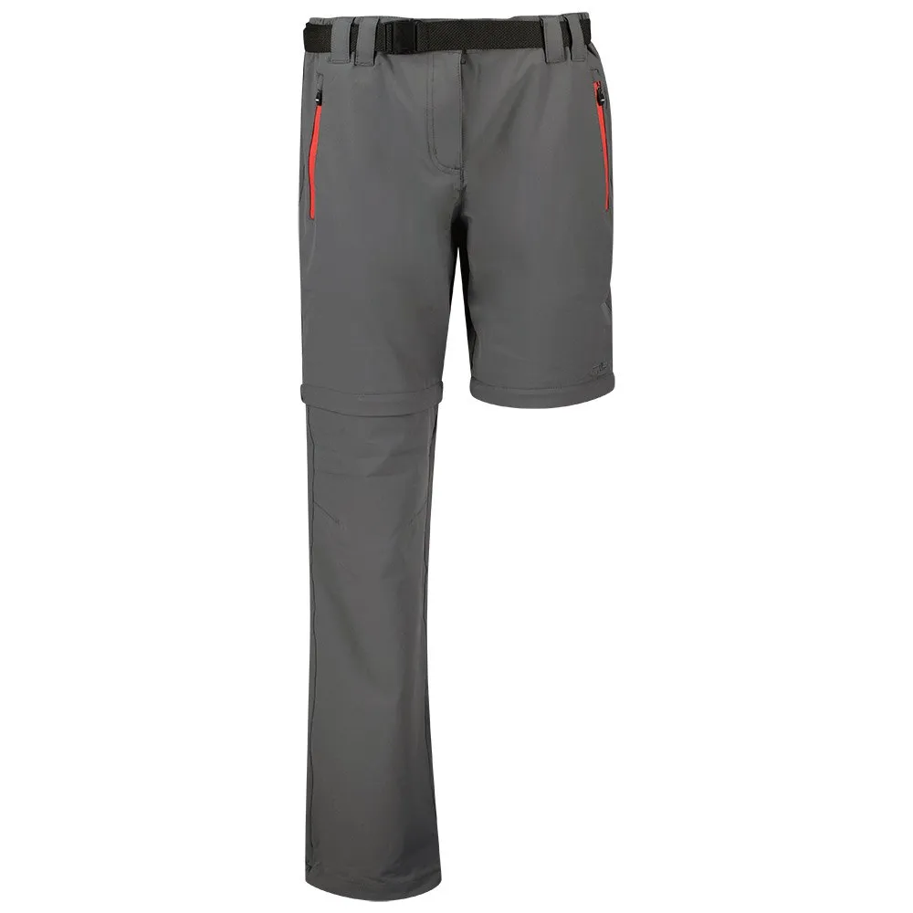 CMP Zip Off Bukser, Gray / campari