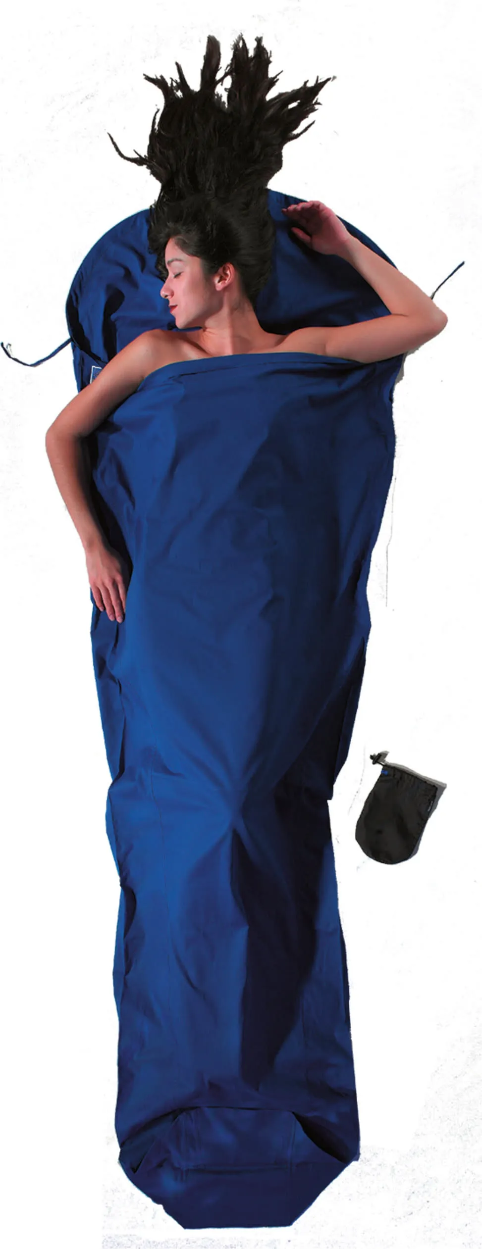 Cocoon Mummy Liner Cotton, Ultramarine blue