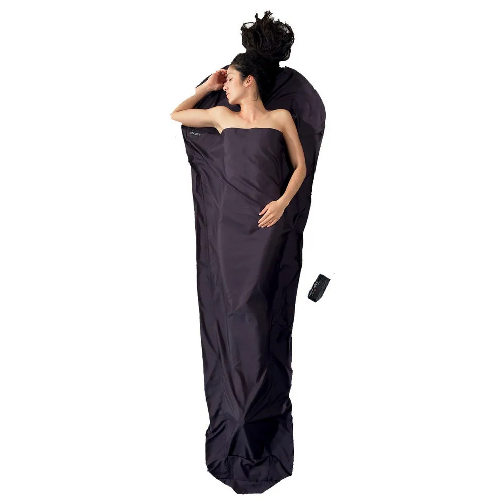 Cocoon Thermolite Silkweight Mummy Liner Laken, Volcano grey
