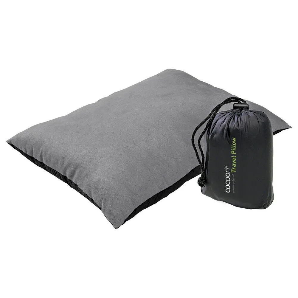 Cocoon Travel Nylon-brushed Microfiber Pute, Charcoal / smoke grey, 33 x 43cm Cocoon Travel Nylon-brushed Microfiber Pute, Charcoal / smoke grey, 33 x 43cm