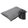 Cocoon Travel Nylon-brushed Microfiber Pute, Charcoal / smoke grey, 33 x 43cm