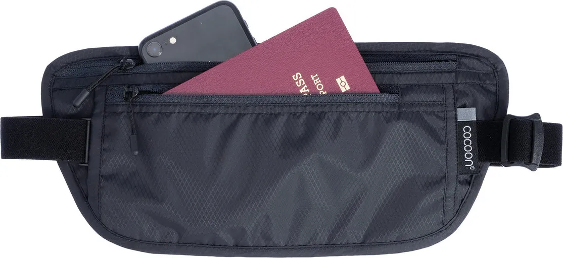 Cocoon Travel Waist Wallet, Phantom black