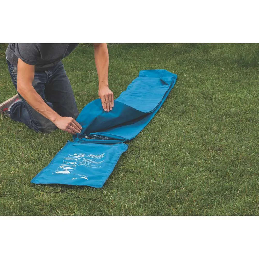 Coleman Extra Durable Double Luftmadrass, Blue, One Size