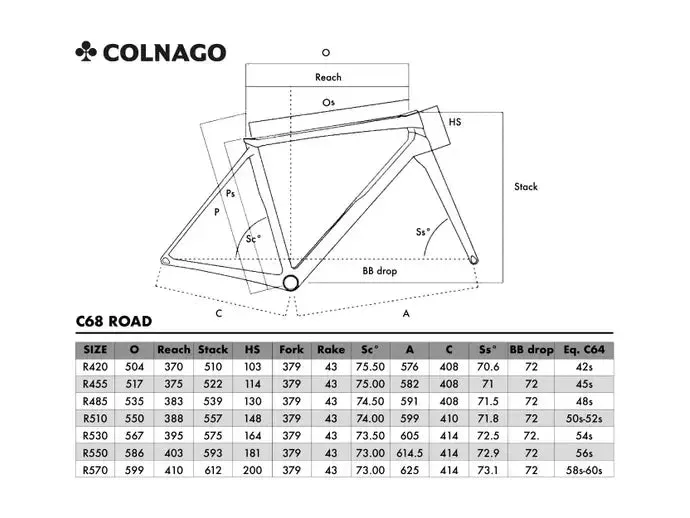 Colnago C68 Complete Bike Road Shimano Ultegra DI2 8100 Disc, Landeveissykkel Colnago C68 Complete Bike Road Shimano Ultegra DI2 8100 Disc, Landeveissykkel