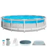 Color Baby Rundt Basseng Med Clearview-prismestativ Med Cob-coat Og Tapiz 427x107 Cm, Multicolor, One Size