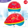 Color Baby Superthings 3d Neon Blast Junior Hjelm, Red / green