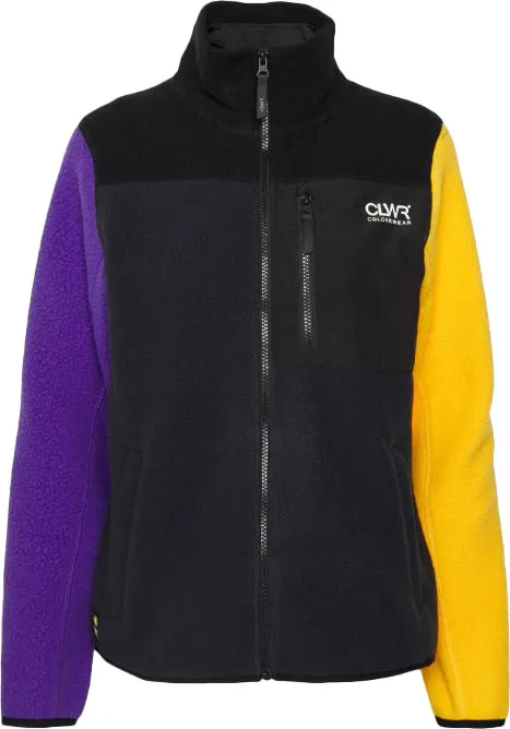 ColourWear Women's Pile Jacket 2.0, Purple