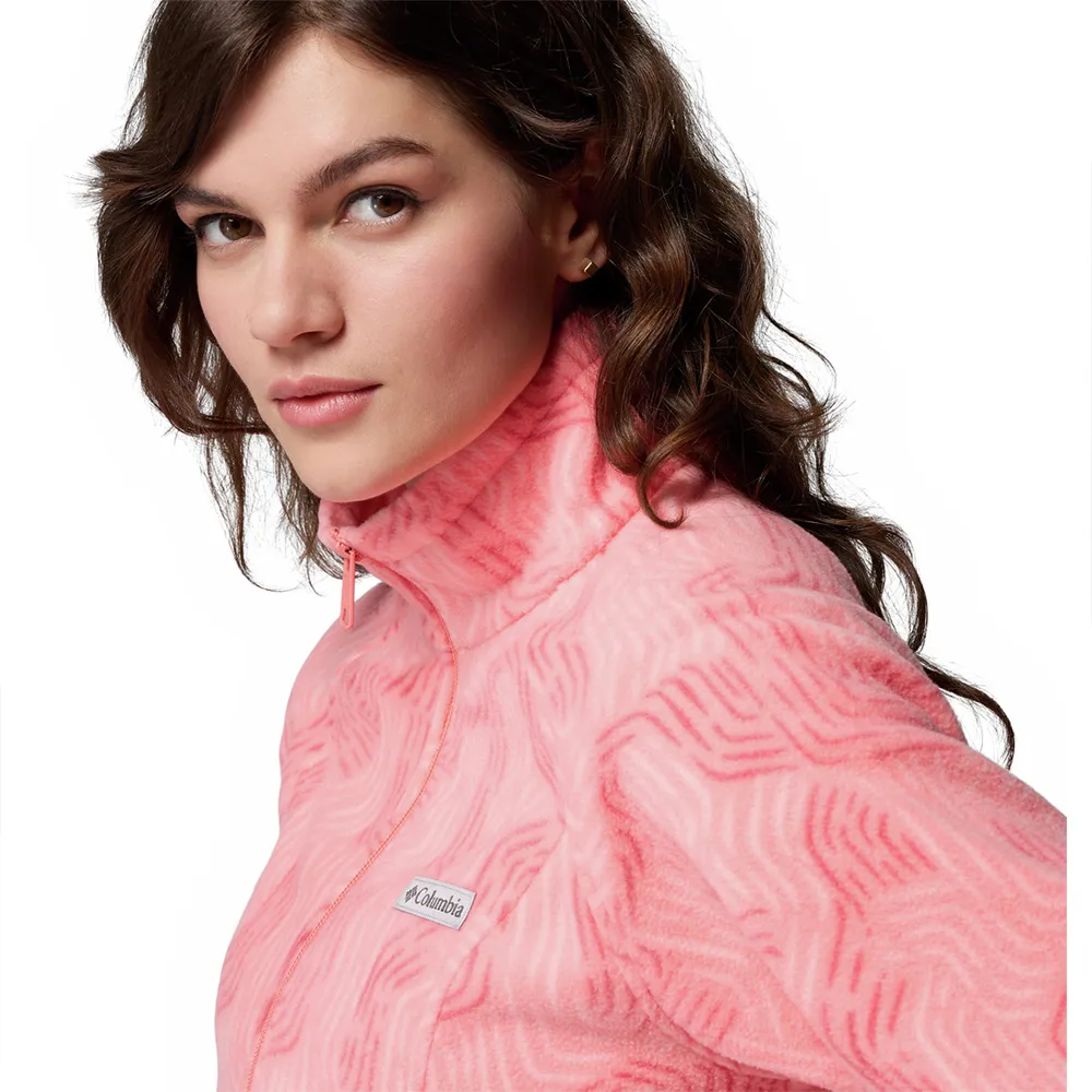 Columbia Benton Springs™ Printed Fleecejakke Med Full Glidelås Columbia Benton Springs™ Printed Fleecejakke Med Full Glidelås