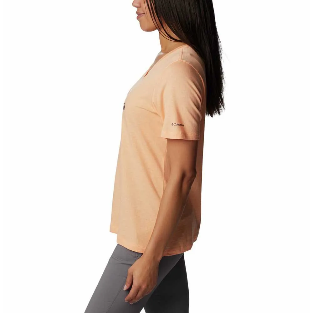 Columbia Bluebird Day™ Relaxed Kortarmet T-skjorte, Peach hthr / jub