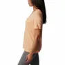 Columbia Bluebird Day™ Relaxed Kortarmet T-skjorte, Peach hthr / jub
