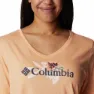 Columbia Bluebird Day™ Relaxed Kortarmet T-skjorte, Peach hthr / jub