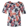 Columbia Chill River Kortarmet T-skjorte, White lakeshore floral multi print