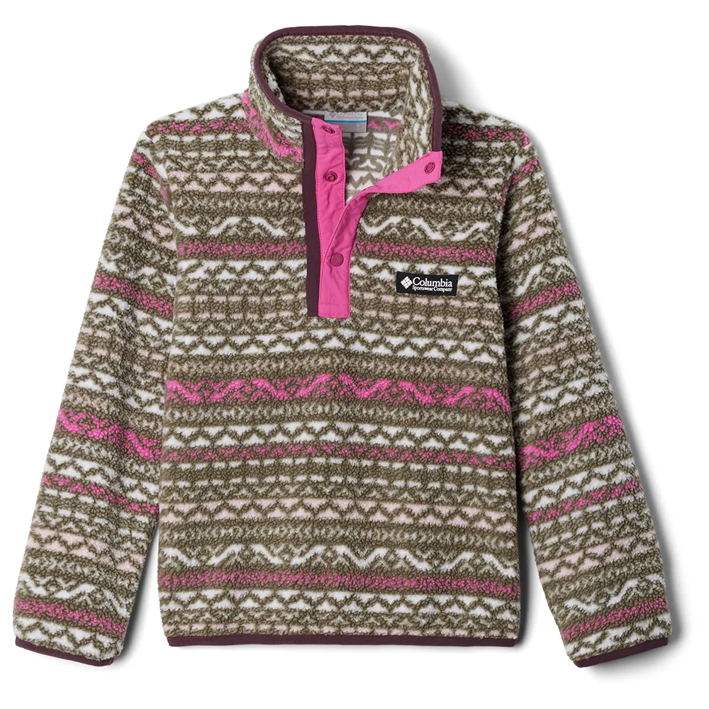 Columbia Helvetia™ Ii Printed Snap Fleecejakke Med Halv Glidelås Refurbished, Pink ice, 10-12Y Columbia Helvetia™ Ii Printed Snap Fleecejakke Med Halv Glidelås Refurbished, Pink ice, 10-12Y