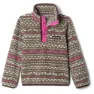 Columbia Helvetia™ Ii Printed Snap Fleecejakke Med Halv Glidelås Refurbished, Pink ice, 10-12Y