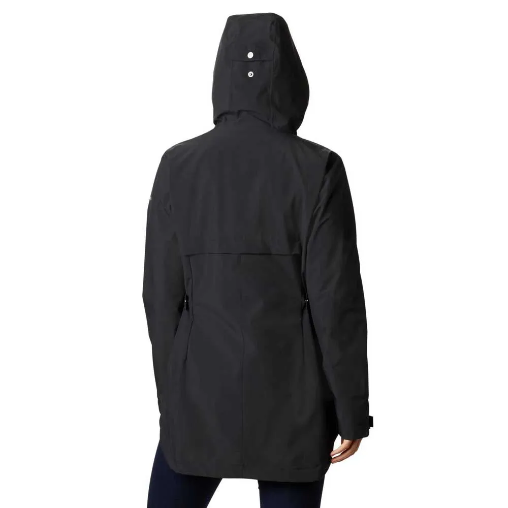 Columbia Here And There Trench Jakke, Black Columbia Here And There Trench Jakke, Black