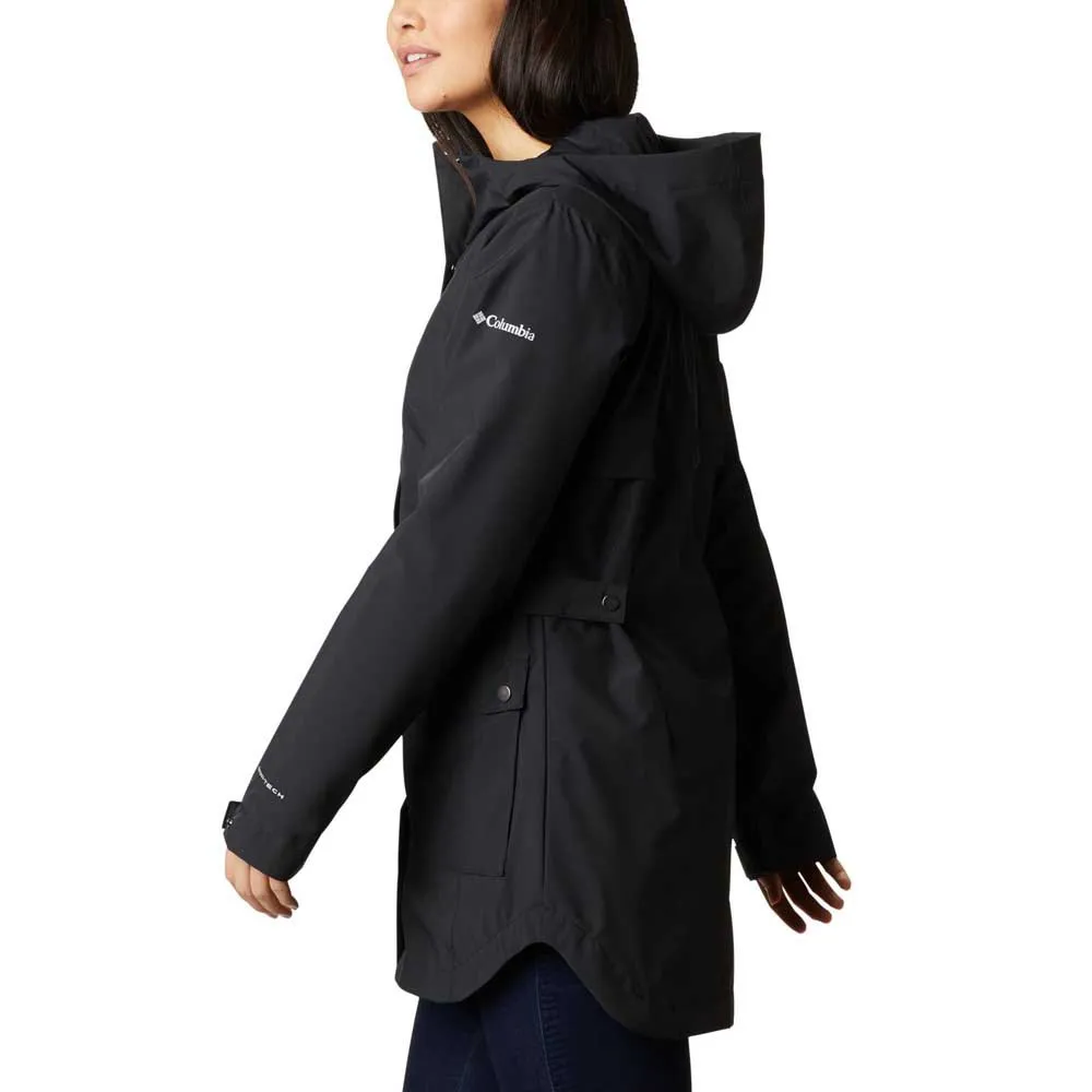 Columbia Here And There Trench Jakke, Black Columbia Here And There Trench Jakke, Black