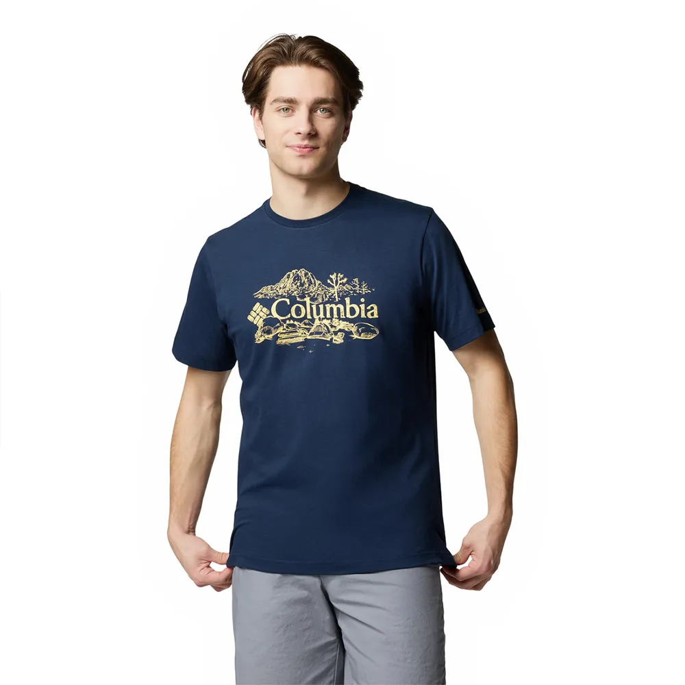 Columbia Kettle River™ Kortarmet T-skjorte, Collegiate navy